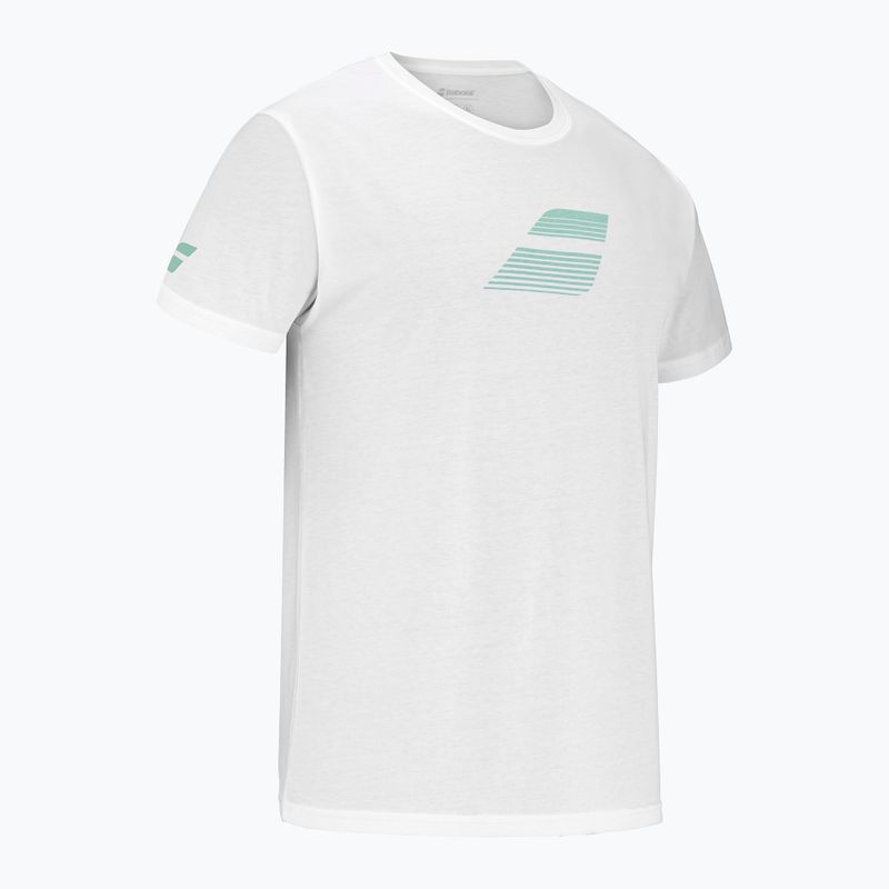 Tricou pentru bărbați Babolat Exercise Big Flag white/white 2