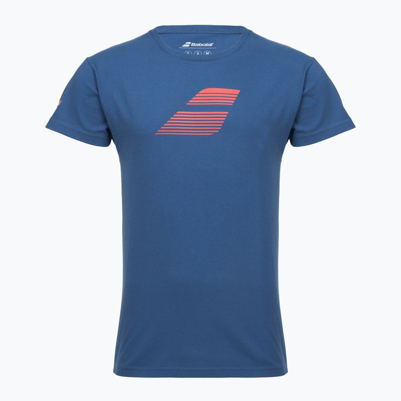 Tricou pentru bărbați Babolat Exercise Big Flag dark blue