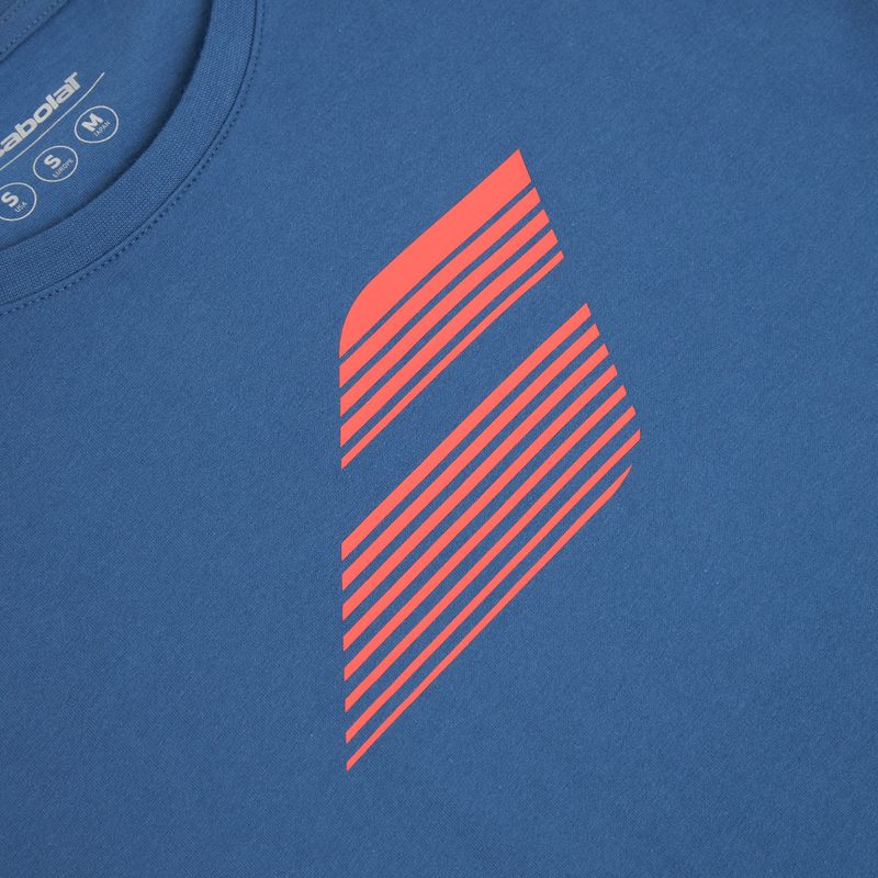 Tricou pentru bărbați Babolat Exercise Big Flag dark blue 3