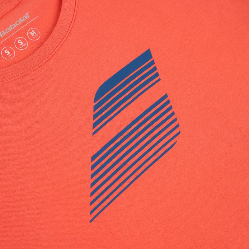 Tricou pentru bărbați Babolat Exercise Big Flag hot coral 3