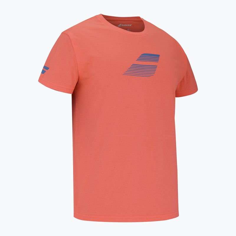 Tricou pentru bărbați Babolat Exercise Big Flag hot coral 2