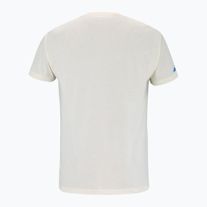 Tricou pentru bărbați Babolat Exercise Message cannoli cream 3