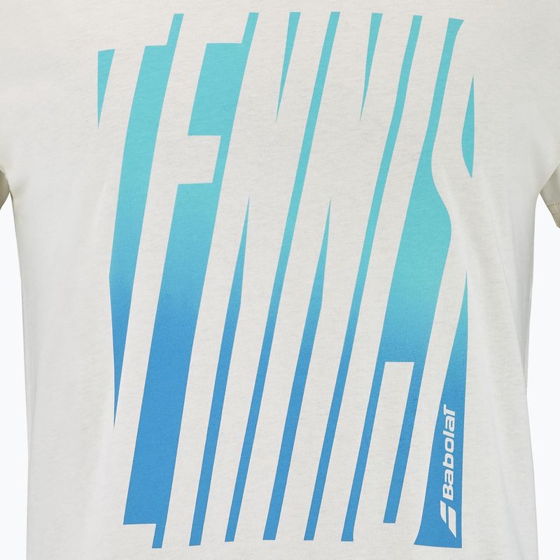 Tricou pentru bărbați Babolat Exercise Message cannoli cream 4