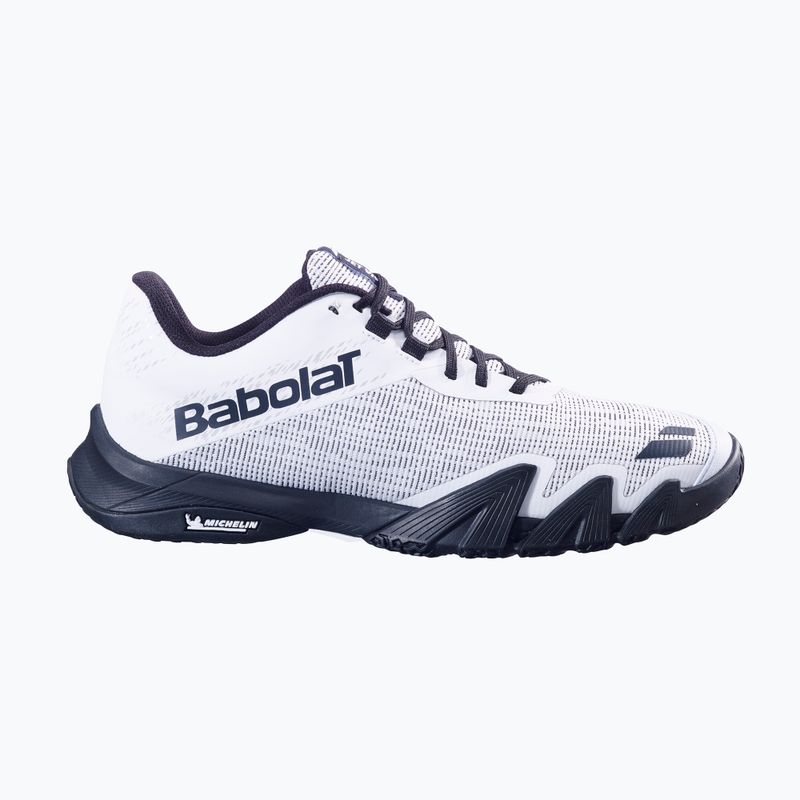 Încălțăminte de padel pentru bărbați Babolat Jet Viva white/ black 9