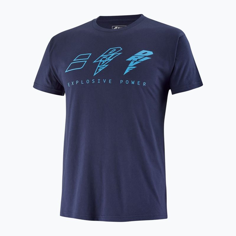 Tricou pentru bărbați Babolat Drive Cotton drive heritage blue 3