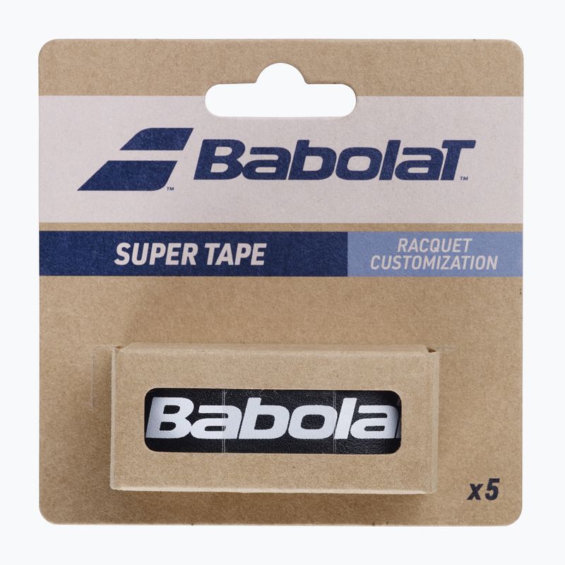 Bandă de protecție pentru capul rachetei Babolat Super Tape X5 black