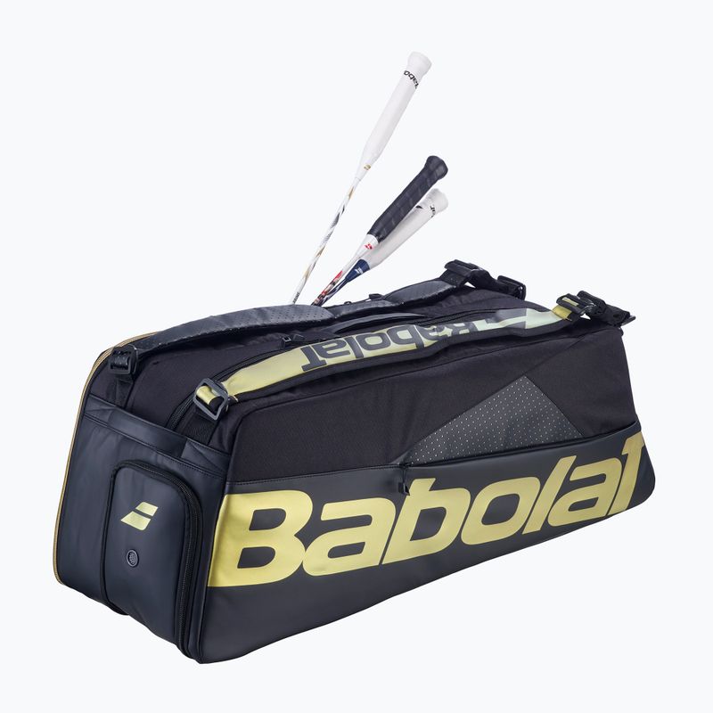 Geantă de badminton Babolat Cross Pro Bad 60 l black/gold 3
