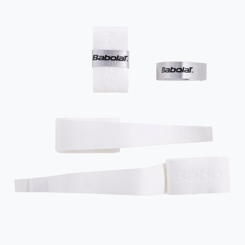 Învelișuri pentru padel Babolat Comfort Padel 3 pack white 2