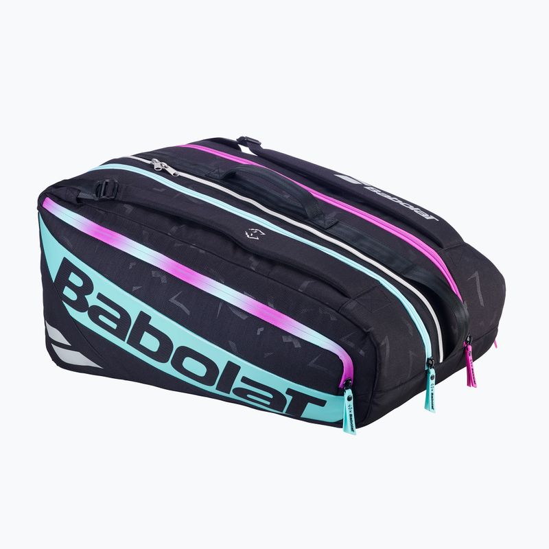 Geantă de padel Babolat RH Pro Padel Juan Lebron black/purple/light green