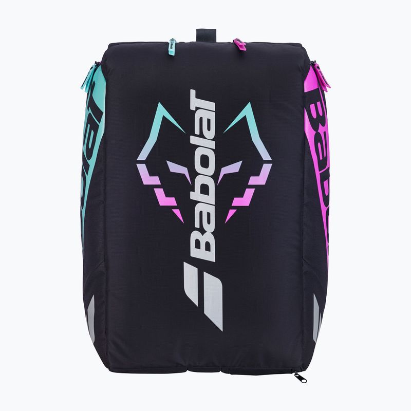 Geantă de padel Babolat RH Pro Padel Juan Lebron black/purple/light green 3