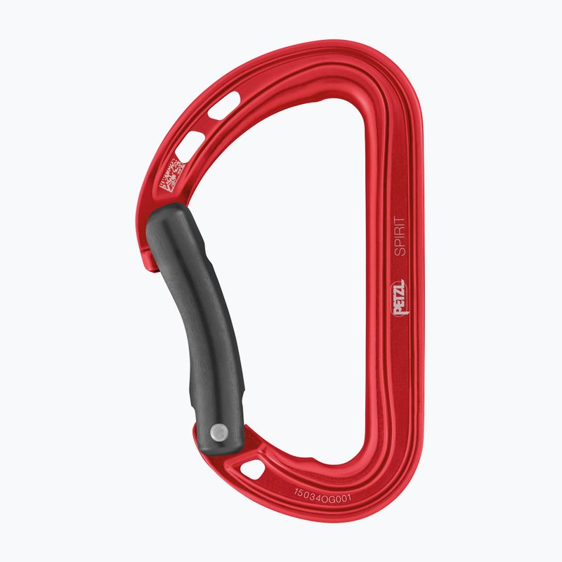 Carabinieră de escaladă Petzl Spirit roșie