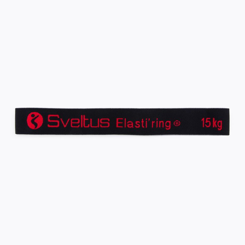 Exercițiu elastic Sveltus Elasti'ring 15kg negru 0027