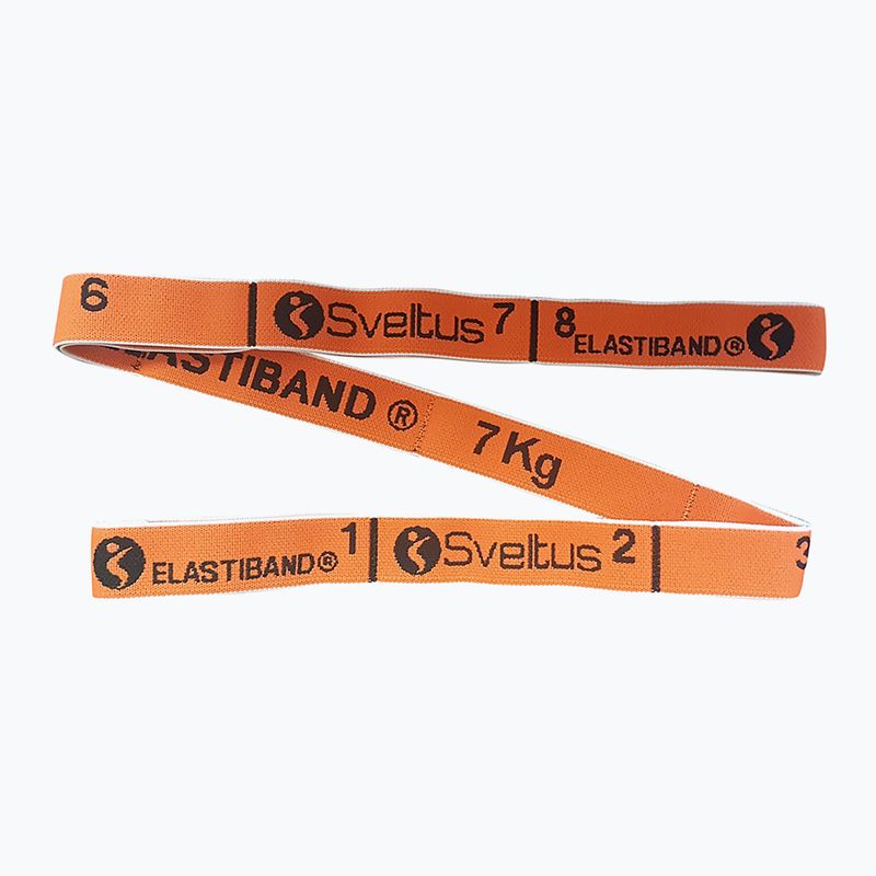 Bandă de rezistență Sveltus Elasticband 7 kg orange 2