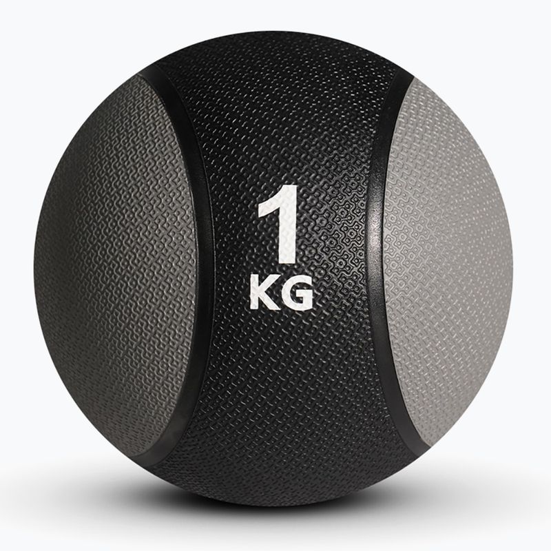Minge medicinală Sveltus Medicine Ball Rubber 1 kg grey/ black 2