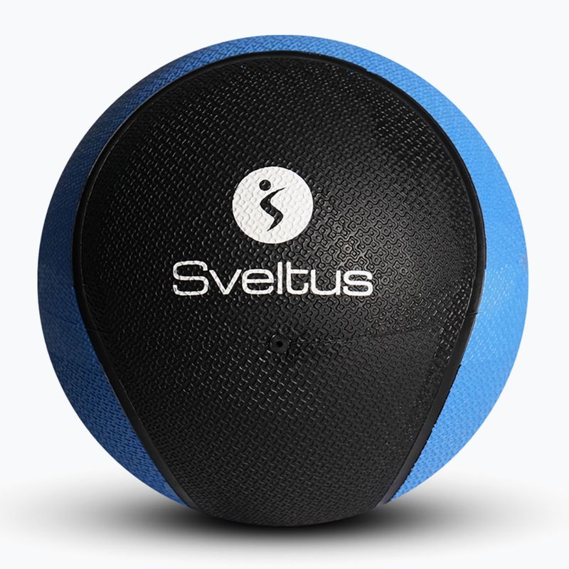 Minge medicinală Sveltus Medicine Ball Rubber 2 kg blue/ black
