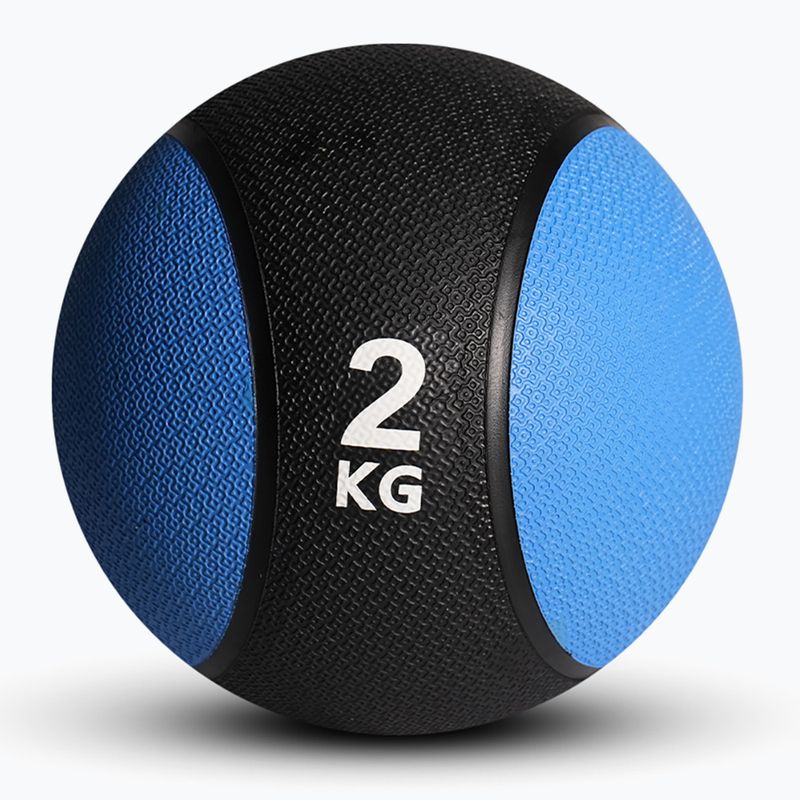 Minge medicinală Sveltus Medicine Ball Rubber 2 kg blue/ black 2