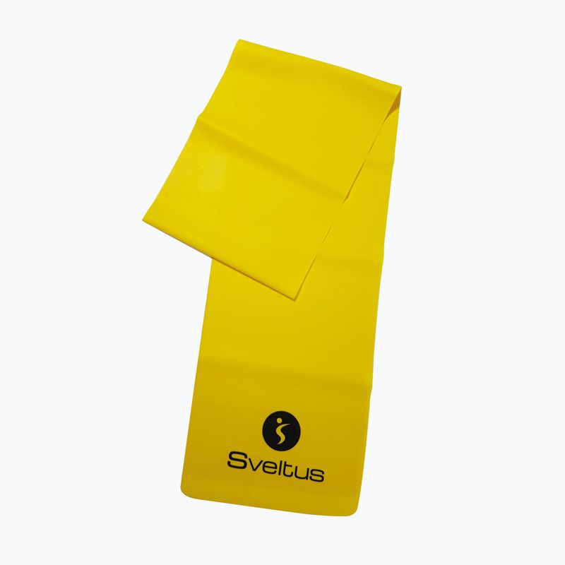 Bandă elastică pentru exerciții Sveltus Light Box yellow