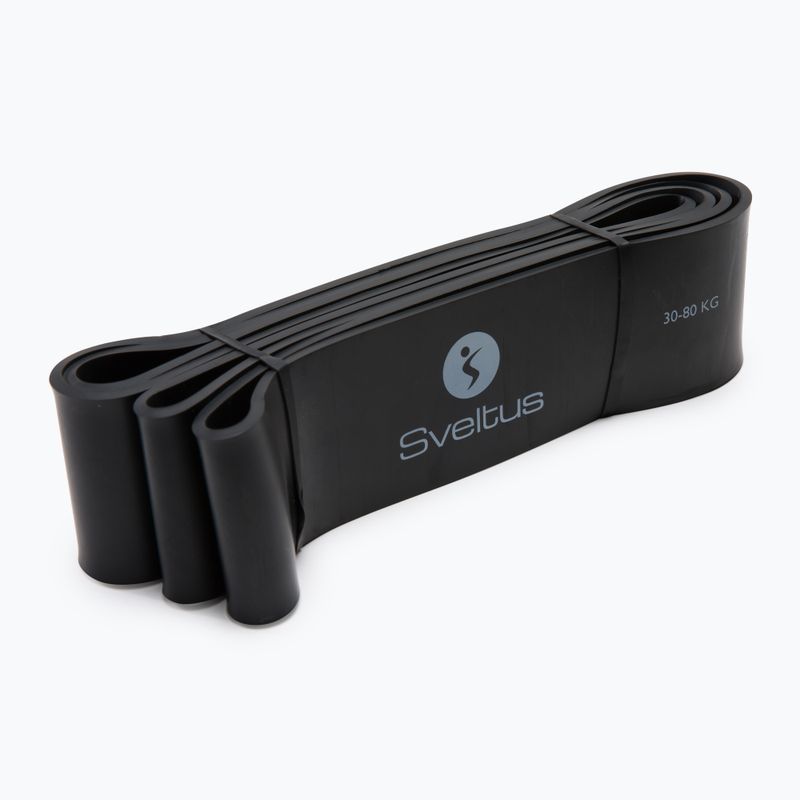 Sveltus Power Band exercițiu de cauciuc negru 0575