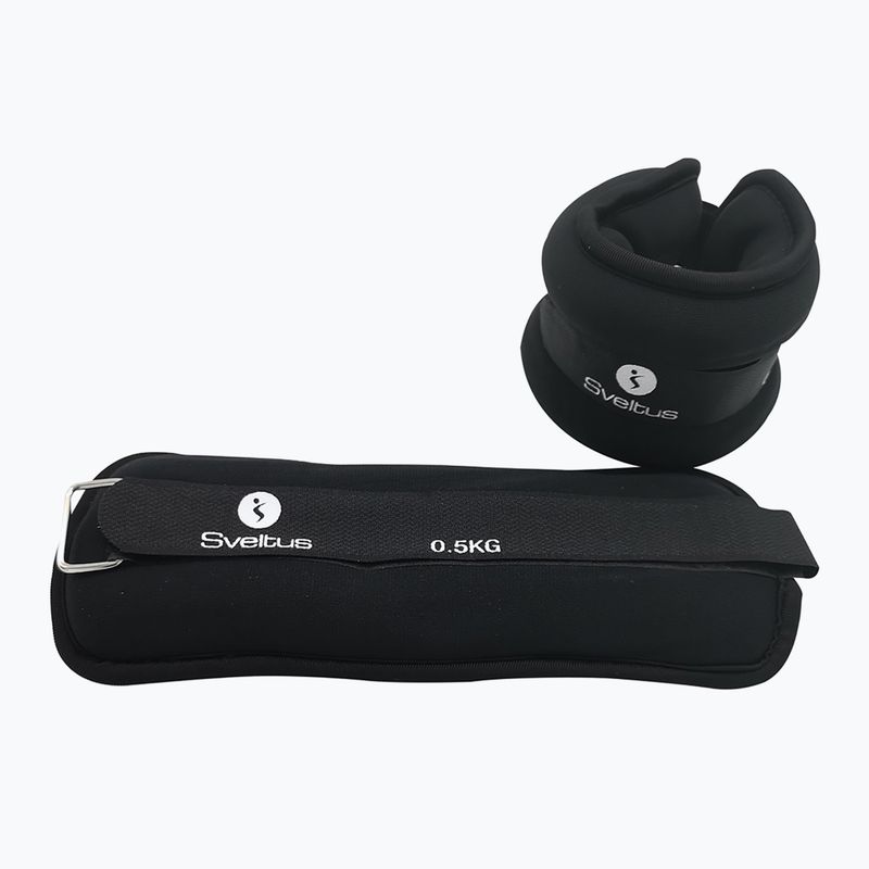 Greutăți pentru glezneSveltus Neoprene Weighted Cuff 500 g black 2