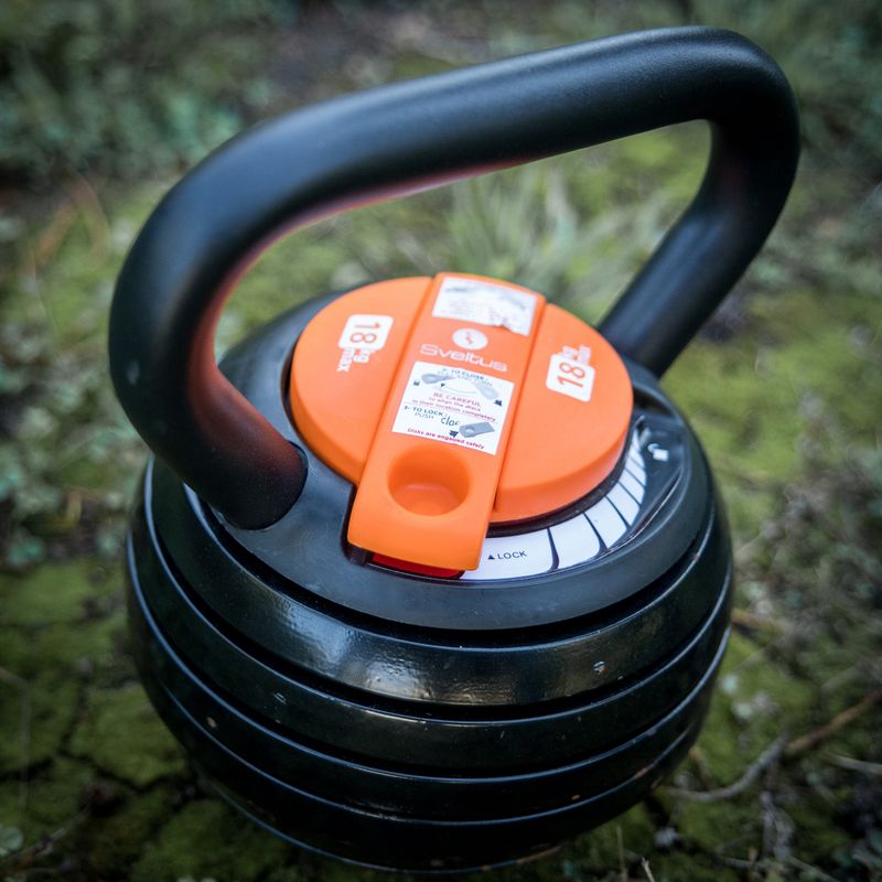 Kettlebell reglabil Sveltus Adjustable 4-18 kg black/orange 3