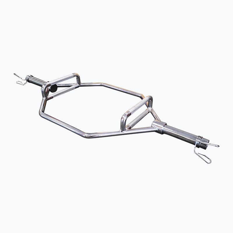 Bară trap bar  Sveltus Olympic Trap Bar + 2 Stop Disques chrome