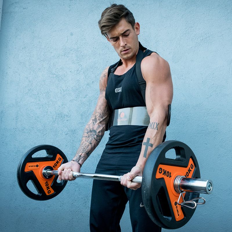 Bară dreaptă Sveltus Training Bar + 2 Spring Collars 175 cm chrome 7