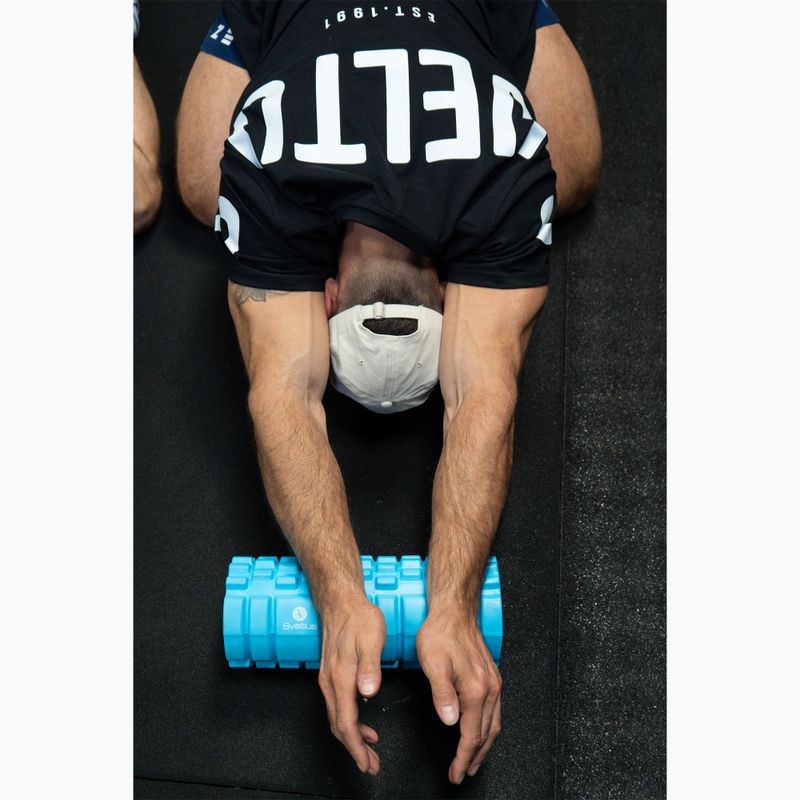 Roller de masaj Sveltus Foam With Grid blue 3