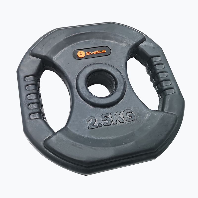 Greutate bumper de olimpiadă Sveltus Starting Olympic 2,5 kg black 2