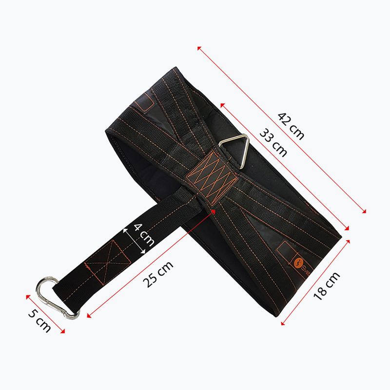 Sveltus AB Sling x2 negru negru de formare a mușchilor abdominali mâneci de formare 6