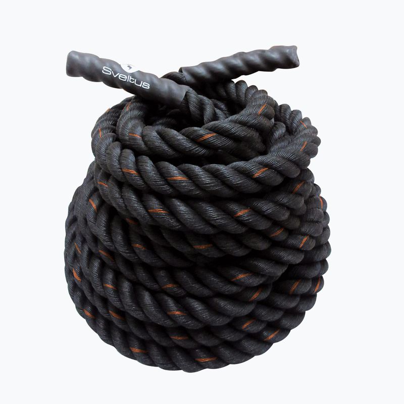 Frânghie de antrenament  Sveltus Battle 1,5 m black