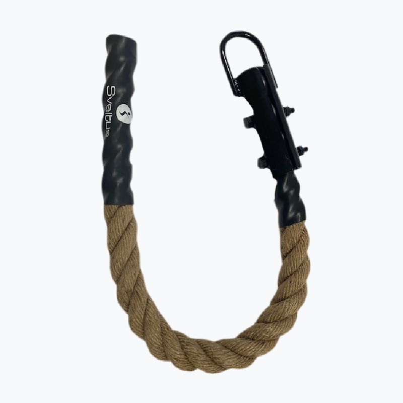 Coardă de antrenament Sveltus Short Suspension Rope brown