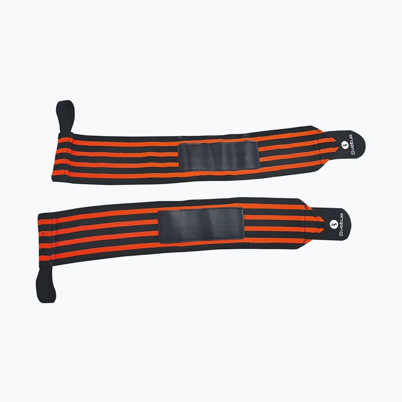 Sveltus Wrist Stiffeners negru și portocaliu 5652