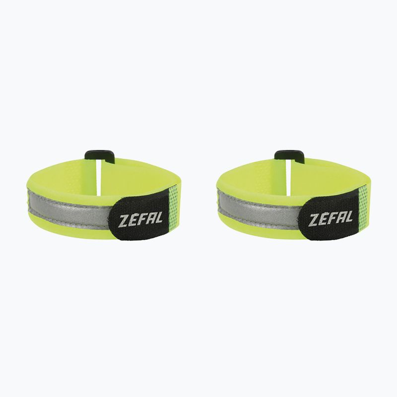 Benzi reflectorizante pentru picior Zefal Doowah 2 buc. neon yellow