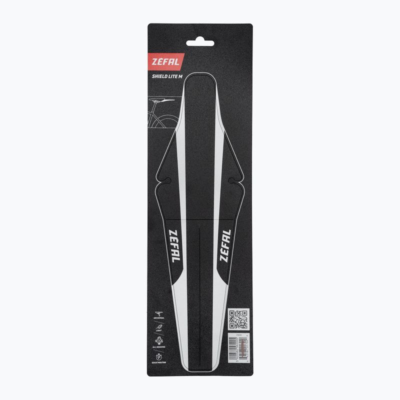 Zefal Shield Lite M Mudguard negru/alb ZF-2560A