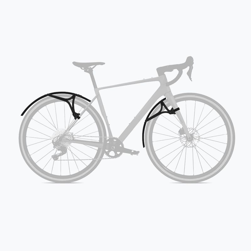 Apărători de noroi pentru biciclete Zefal Shield G50 set black 8