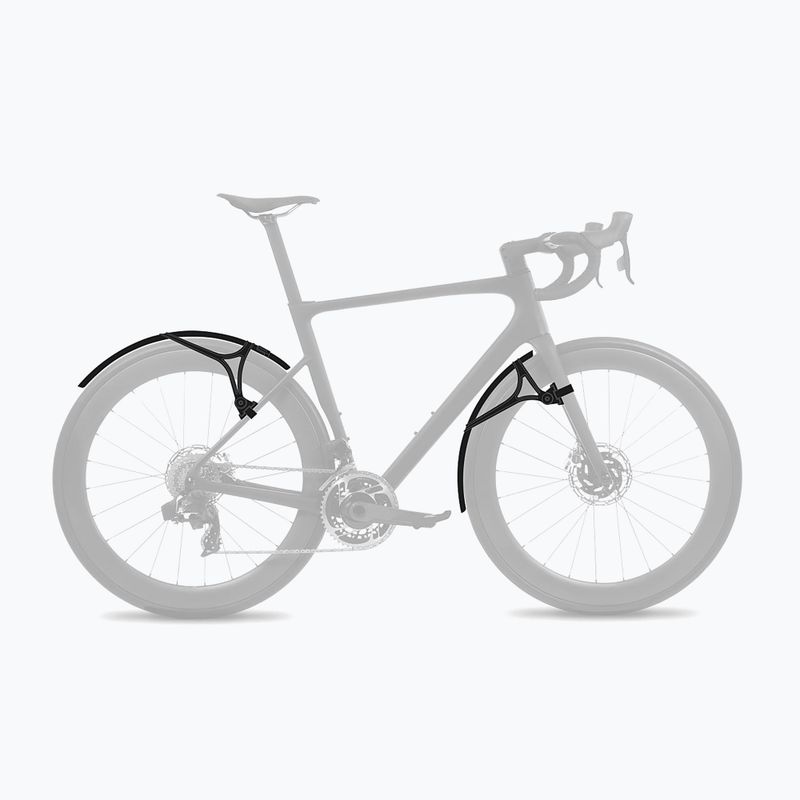 Apărători de noroi pentru biciclete Zefal Shield R35 set black 6