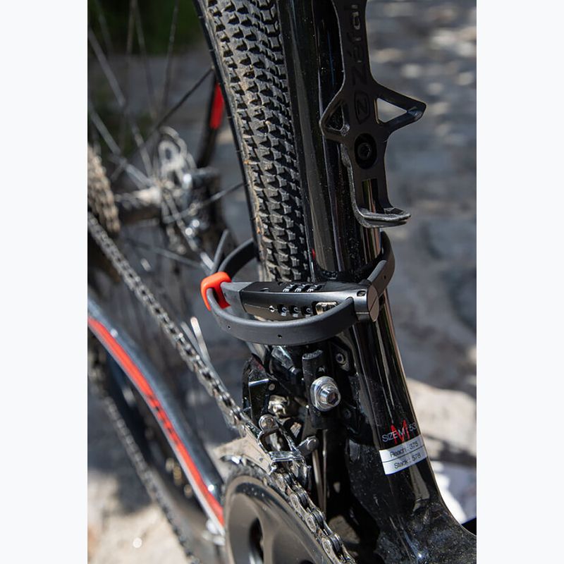 Lacăt pentru bicicletă Zefal K-Traz Zip3 700 XL Level 3 Zip Look black 2