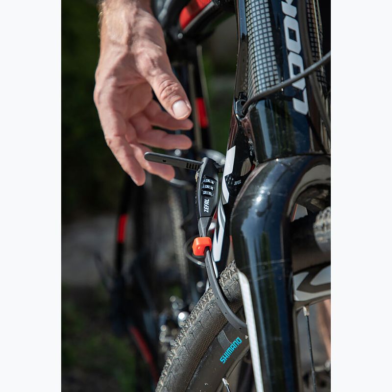 Lacăt pentru bicicletă Zefal K-Traz Zip3 700 XL Level 3 Zip Look black 4