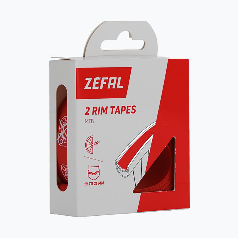 Bandă pentru jantă Zefal Rim Tapes 622 x 22 mm 29" 2 buc. red 5