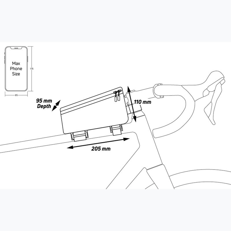 Zefal Console Pack T2 geantă pentru biciclete negru ZF-7011 6