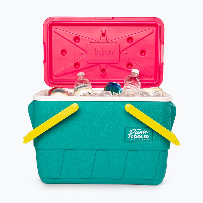 Frigider de camping Igloo Retro Picnic 25 Qt 23 l dark jade 9