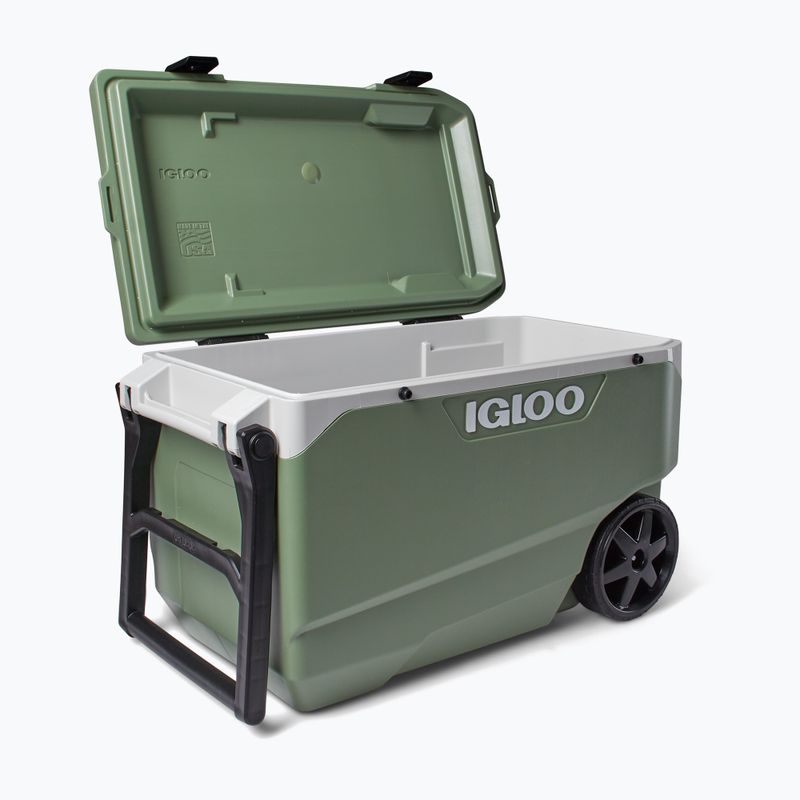 Frigider turistic Igloo Ecocool Latitude 90 Qt Roller 85 l vintage green 7