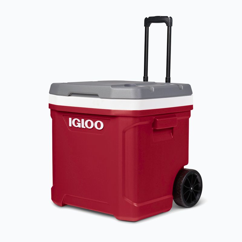 Frigider turistic Igloo Latitude 60 Roller 56 l industrial red/ meteorite 4