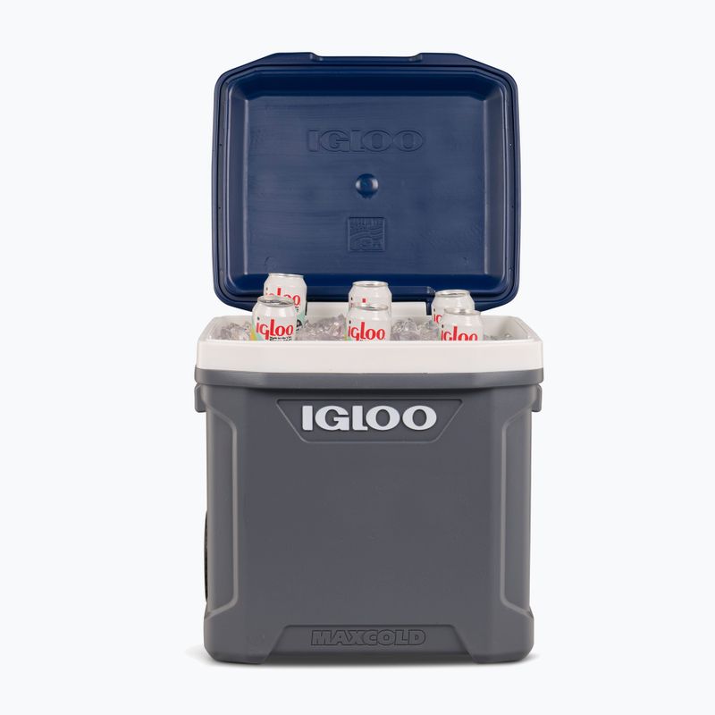 Frigider turistic Igloo Maxcold Latitude 62 Qt Roller 59 l carbonite/ aegean sea 15