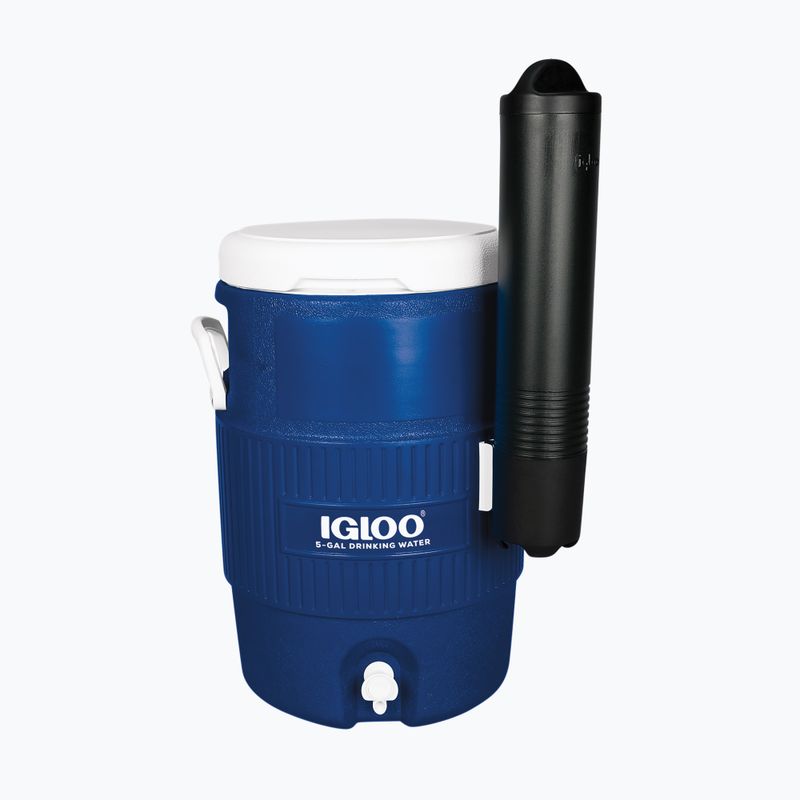 Rezervor termic Igloo 5 Gallon Seat Top With Cup Dispenser 18,9 l majestic blue