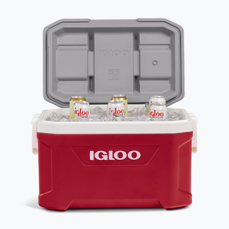 Frigider de camping Igloo Latitude 52 49 l industrial red 12