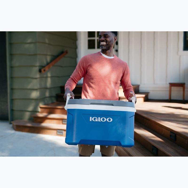 Igloo Latitude 52 indigo blu/alb/meteorit frigider de turism 12