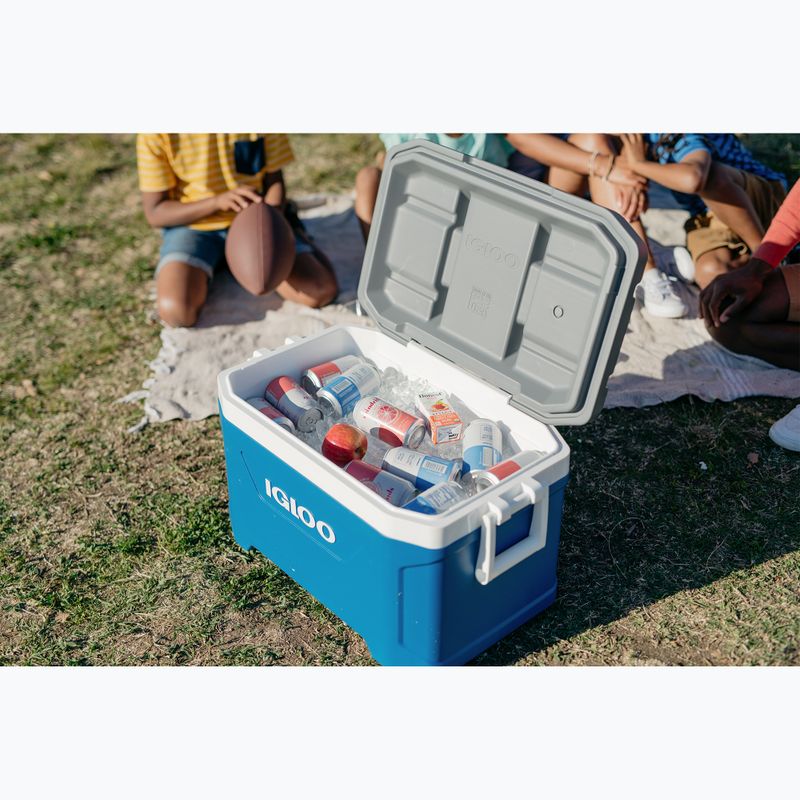 Igloo Latitude 52 indigo blu/alb/meteorit frigider de turism 13