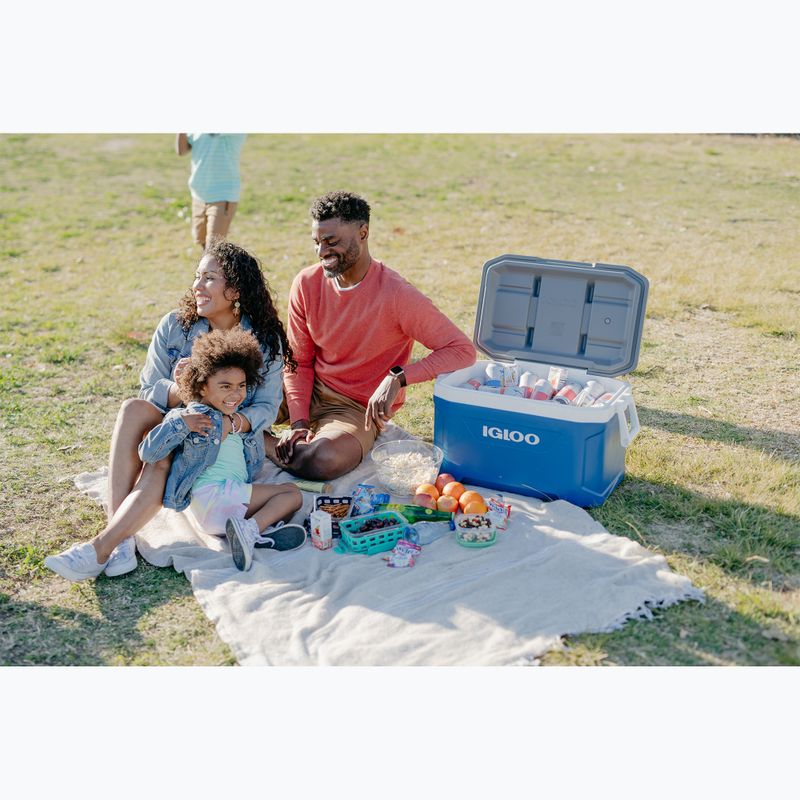 Igloo Latitude 52 indigo blu/alb/meteorit frigider de turism 14