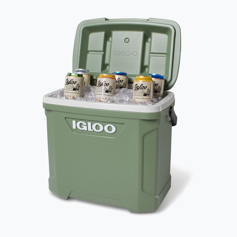 Igloo Ecocool Ecocool Latitude 30 eco gri/verde de epocă/negru frigider turistic 6